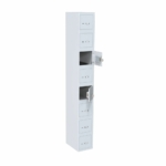 Juwel coffre-fort pour armes à feu à 8 compartiments, serrure à clé à double panneton Coffres-forts pour pistolets MustangSafes