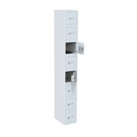 Juwel 8-compartiments unité de coffre-fort pour armes à feu serrure à clé cylindrique Coffres-forts pour pistolets MustangSafes