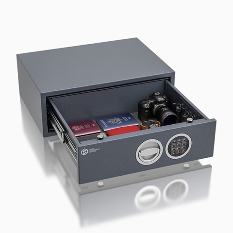Siegen D 50elo S1 coffre à tiroirs Coffres certifiés pour pistolets MustangSafes