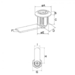 Serrure mécanique intérieure du coffre-fort Serrures de coffre et accessoires MustangSafes