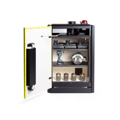 LOXXER LOXK1100 Armoire à batteries VDMA Boîtier de batterie MustangSafes