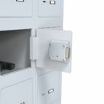 Juwel coffre-fort pour armes à feu à 8 compartiments, serrure à clé à double panneton Coffres-forts pour pistolets MustangSafes