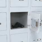 Juwel coffre-fort pour armes à feu à 8 compartiments, serrure à clé à double panneton Coffres-forts pour pistolets MustangSafes