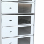 Sistec -lexan- Coffre-fort pour armes à feu à 16 étagères Coffres-forts pour pistolets MustangSafes