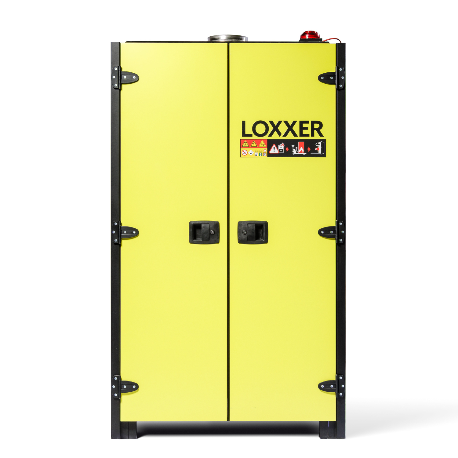 Boîte à piles Loxxer loxk2000 VDMA fermée. Subvention MIA pour le boîtier de piles au lithium
