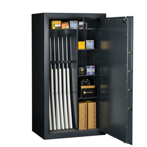 Coffre-fort pour armes-Fireproof-MSG307S2-open90-anthracite